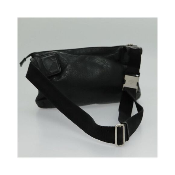 Pre Loved Gucci GG Marmont Leather Shoulder Bag Unisex Black - Picture 7 of 8